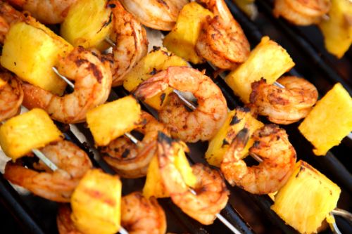 shrimp pineapple