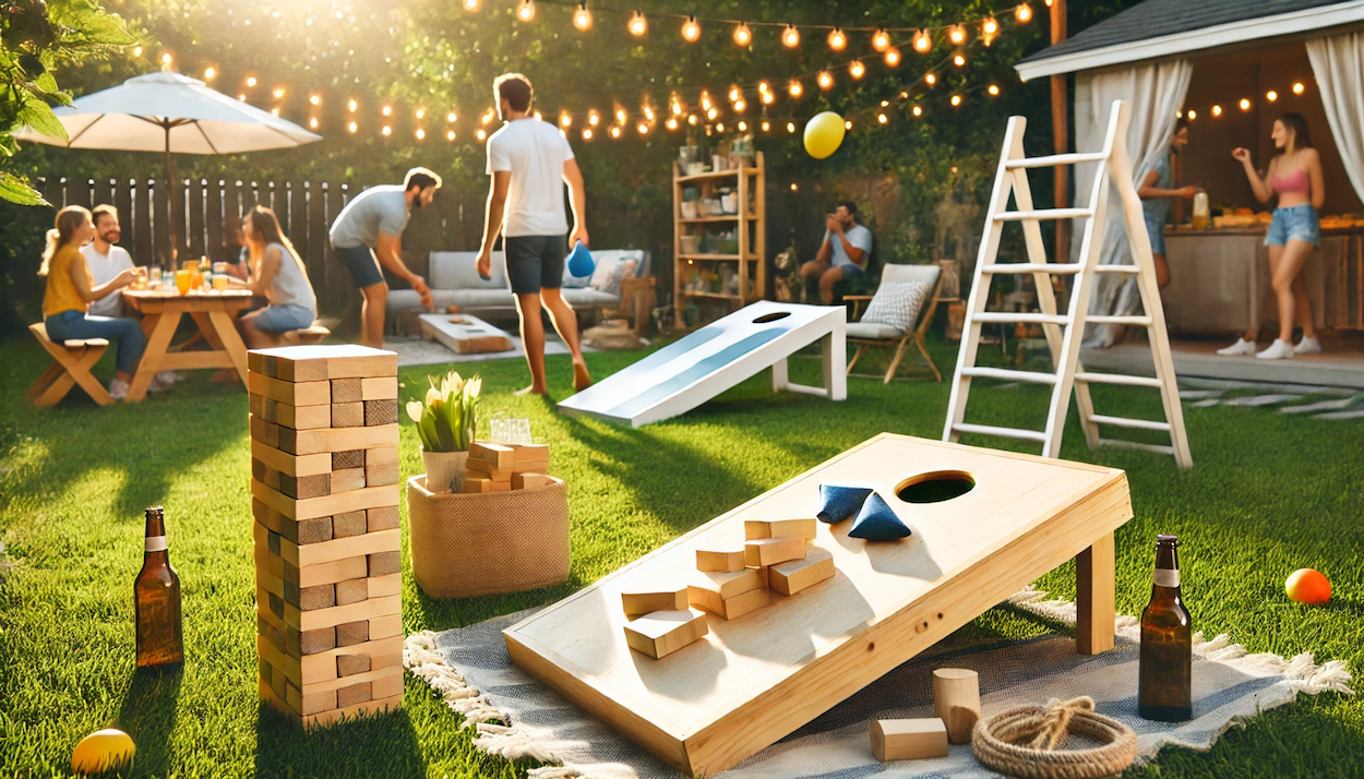 Backyard DIY Games Eating Vegetables