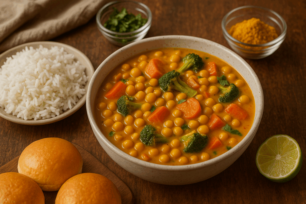Chickpea and Vegetable Curry for Plant-Based Power