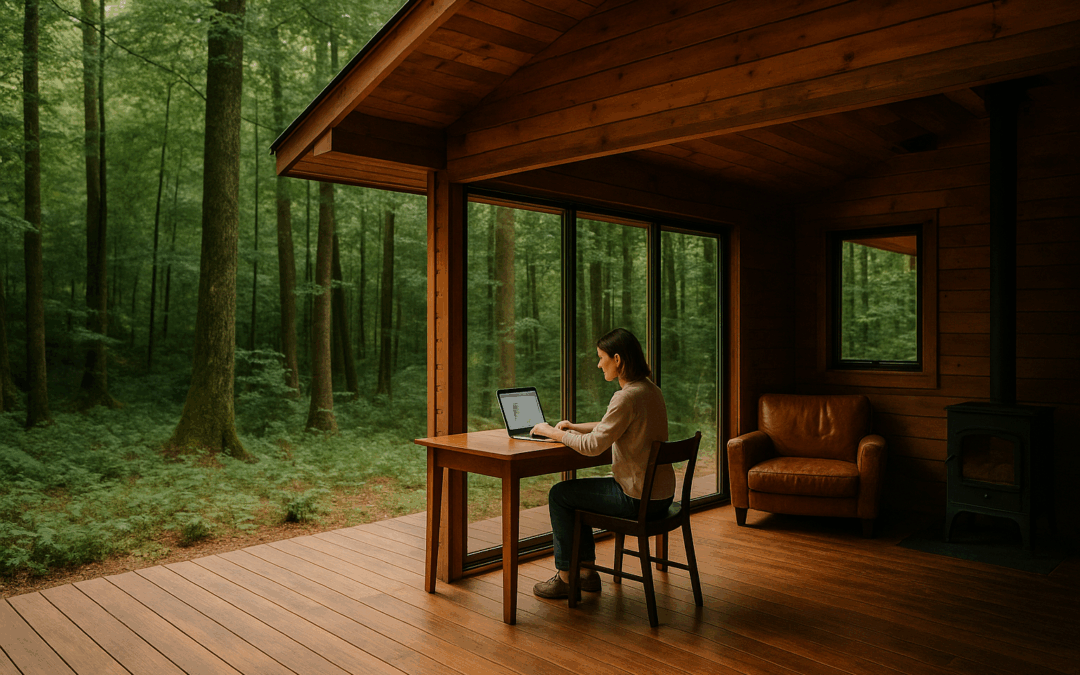 Cubicle to Cabin: The Rise of Work-from-Nature Retreats
